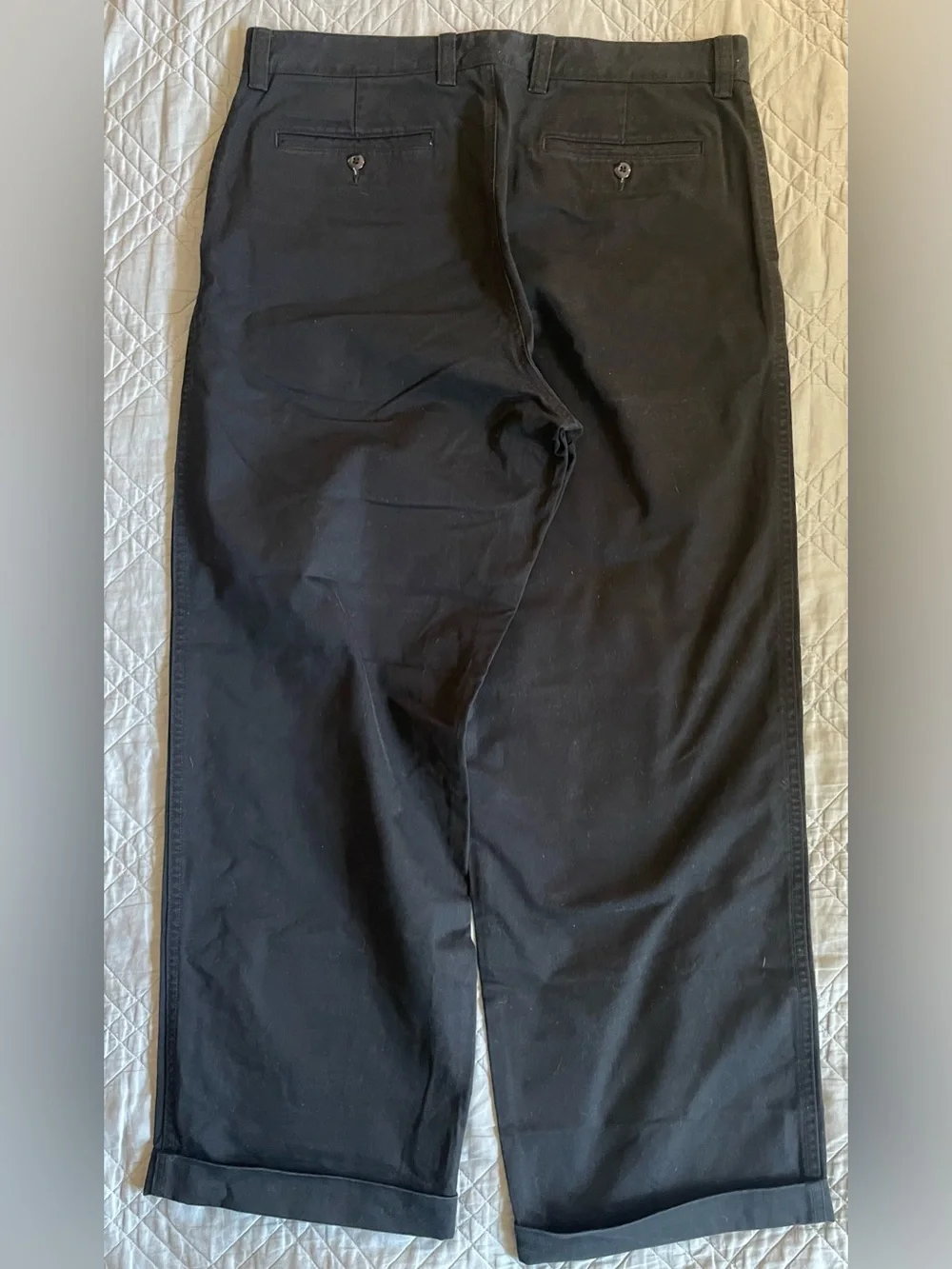 J. CREW Giant-fit chino pant in Black Size 33/30 NWT $118 BI521